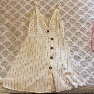 Verte Mini Sundress White & Black Size M